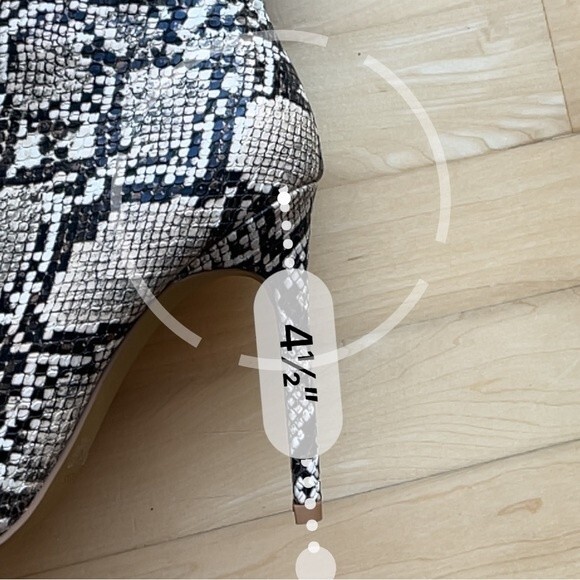 Express Snake Print Vegan Leather Boots 8 - Picture 9 of 14